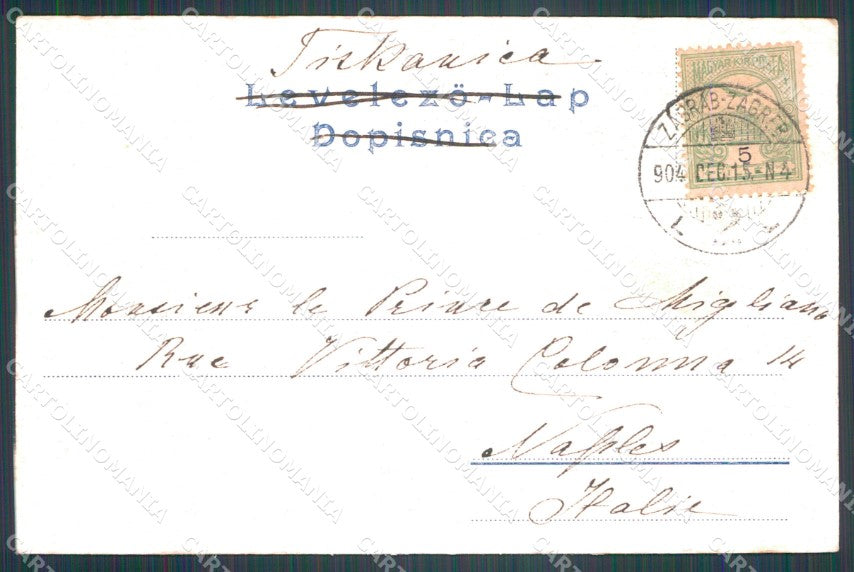 Kroatien Croazia Croatia Zagreb Iz Seoskog zivota Types AK ansichtskarten XC8712 – retro
