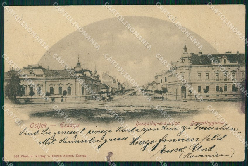 Kroatien Croazia Croatia Osijek Esseg AK ansichtskarten XC8716 – fronte