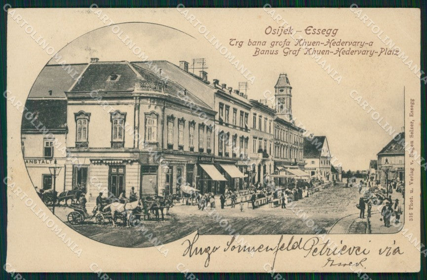 Kroatien Croazia Croatia Osijek Esseg AK ansichtskarten XC8717 – fronte