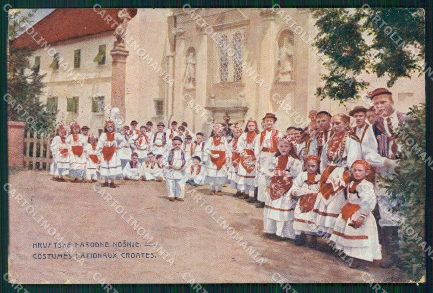 Kroatien Croazia Croatia Types Costumes AK ansichtskarten XC8720 – fronte
