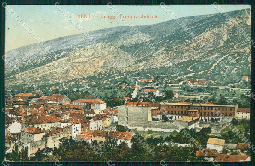 Kroatien Croazia Croatia Senj Zengg CORNER CREASED AK ansichtskarten XC8734 – fronte