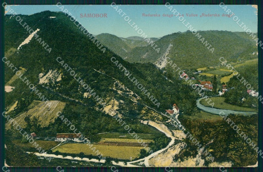 Kroatien Croazia Croatia Samobor ABRADED AK ansichtskarten XC8736 – fronte
