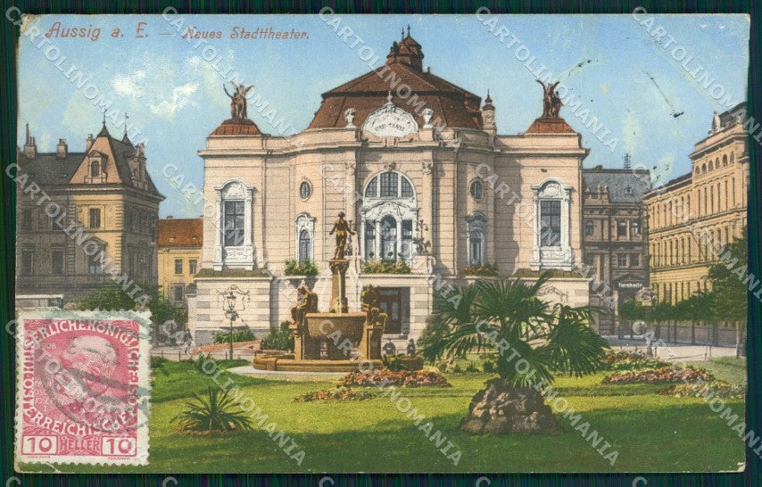 Czech Republic Usti nad Labem Aussig ABRADED AK ansichtskarten XC8749 – fronte