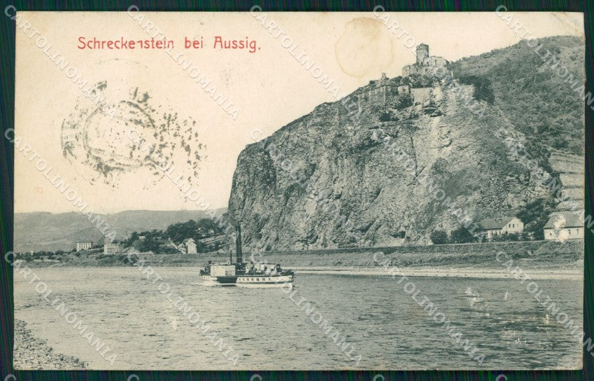 Czech Republic Usti nad Labem Aussig ABRADED CREASED AK ansichtskarten XC8751 – fronte