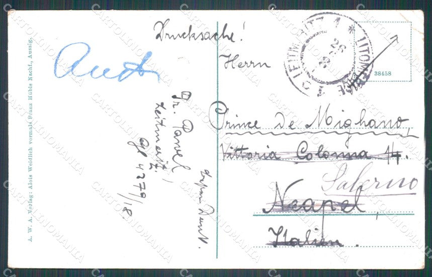 Czech Republic Usti nad Labem Aussig CREASED AK ansichtskarten XC8759 – retro