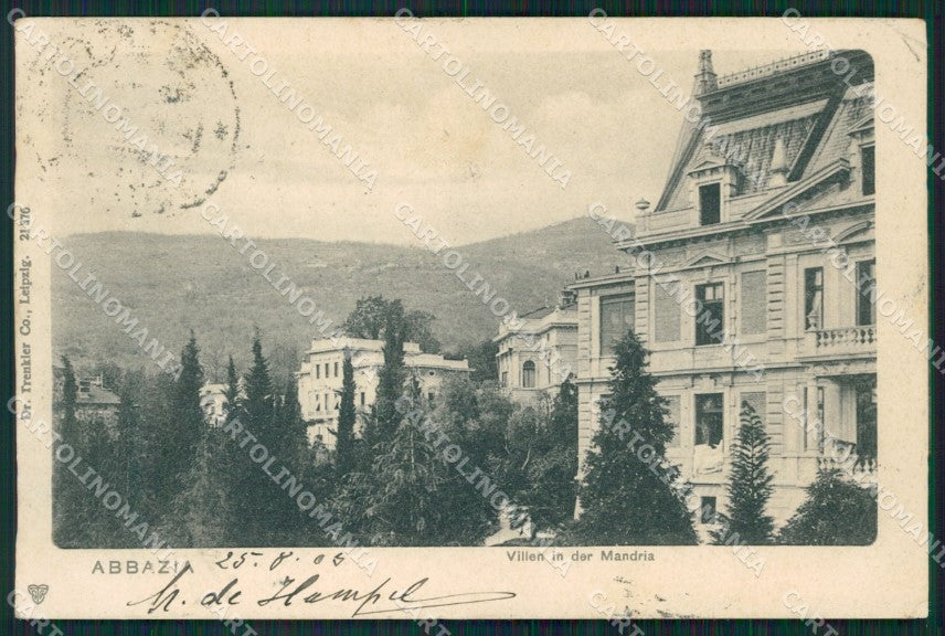 Kroatien Croazia Croatia Opatija Abbazia Mandria AK ansichtskarten XC8761 – fronte