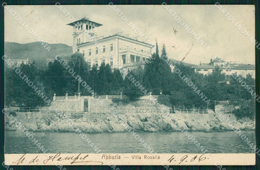 Kroatien Croazia Croatia Opatija Abbazia Villa Rosalia AK ansichtskarten XC8764 – fronte