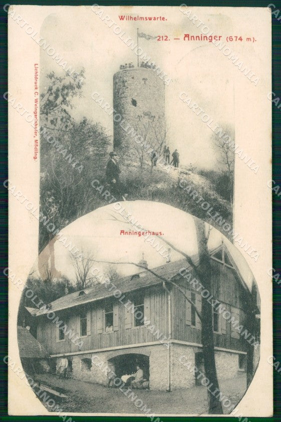 Osterreich Niederosterreich Gaaden Anninger Wilhelmswarte ansichtskarten XC8775 – fronte