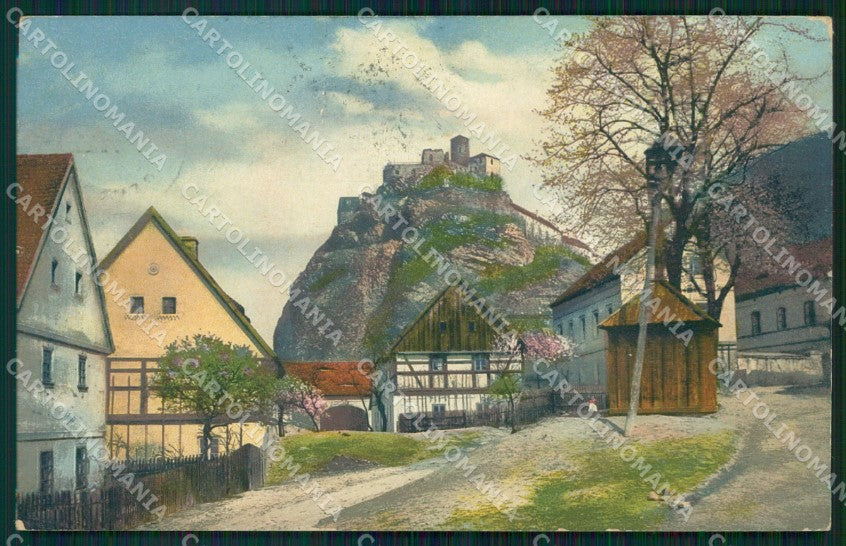 Czech Republic Usti nad Labem Bohmische Mittelgebirge Strekov Castle AK XC8803 – fronte