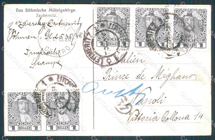 Czech Republic Bohmische Mittelgebirge Zubrnice WRINKLES ansichtskarten XC8804 – retro