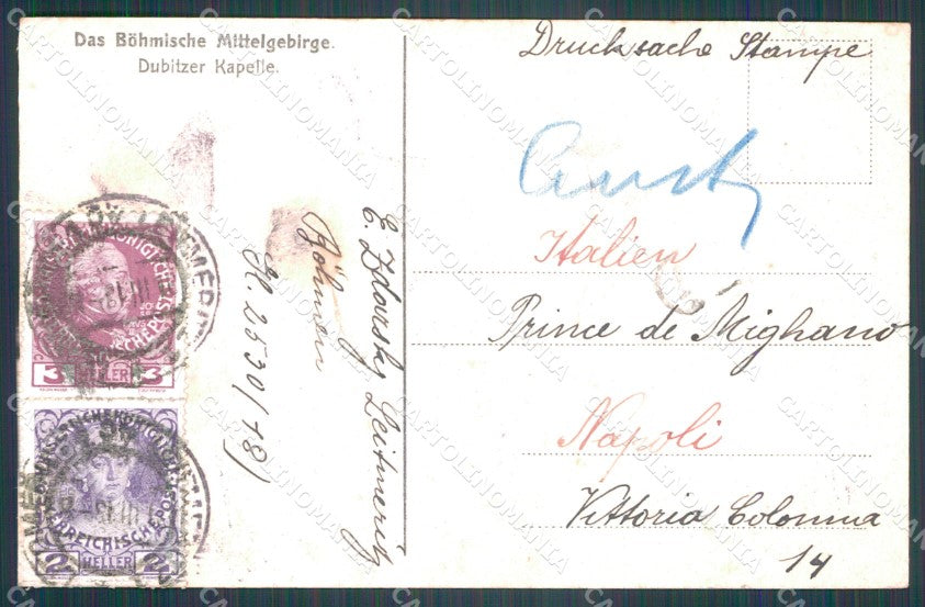 Czech Republic Bohmische Mittelgebirge Dubice Rehlovice AK ansichtskarten XC8805 – retro