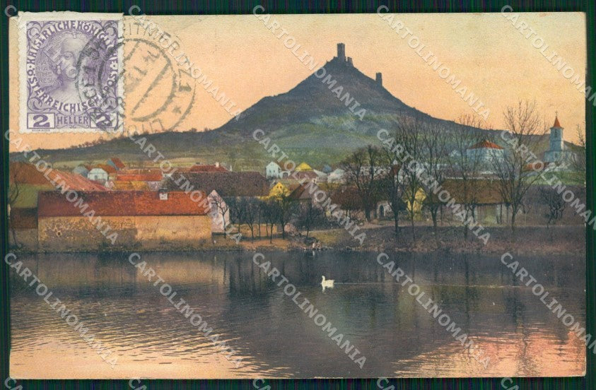 Czech Republic Bohmische Mittelgebirge Statni hrad Hazmburk AK XC8815 – fronte