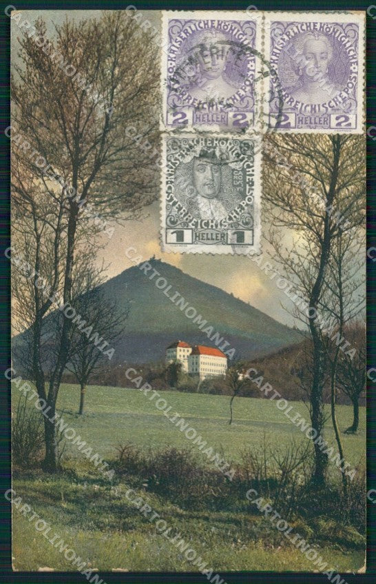 Czech Republic Bohmische Mittelgebirge Milesovka AK ansichtskarten XC8816 – fronte