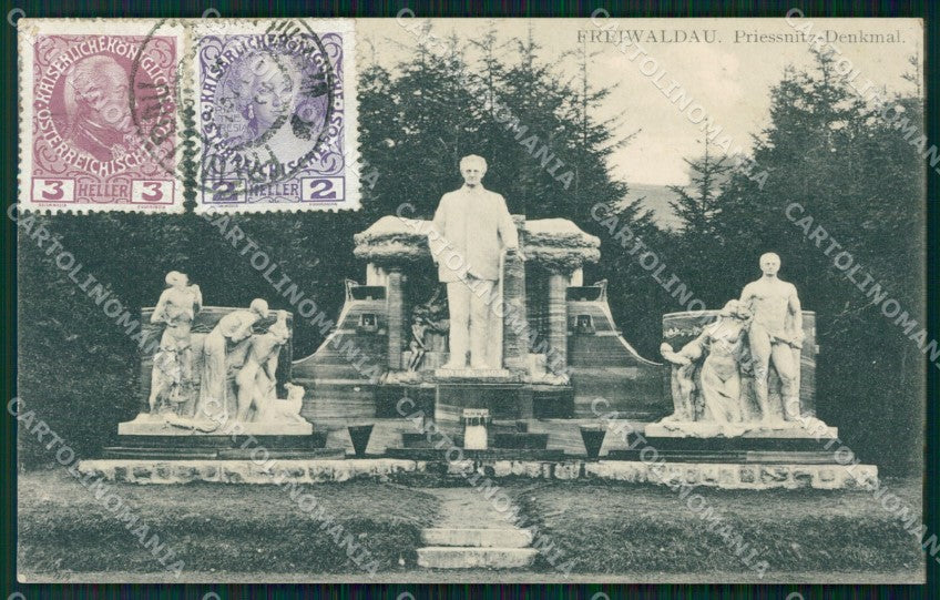 Czech Republic Jesenik Freiwaldau TRIMMED AK ansichtskarten XC8856 – fronte