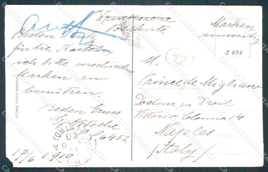 Czech Republic Frantiskovy Lazne Franzensbad ABRADED AK ansichtskarten XC8865 – retro