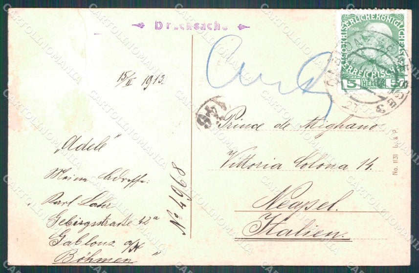 Czech Republic Jablonec nad Nisou Gablonz TEARED AK ansichtskarten XC8870 – retro