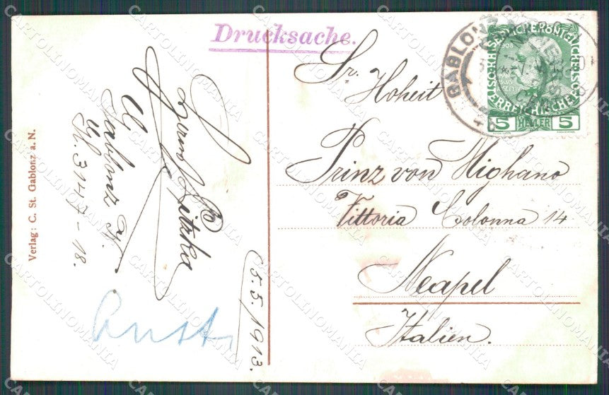 Czech Republic Jablonec nad Nisou Gablonz AK ansichtskarten XC8872 – retro