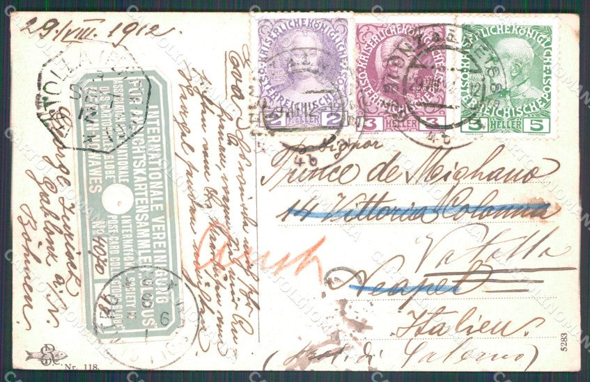 Czech Republic Jablonec nad Nisou Gablonz CORNER CREASED ansichtskarten XC8877 – retro
