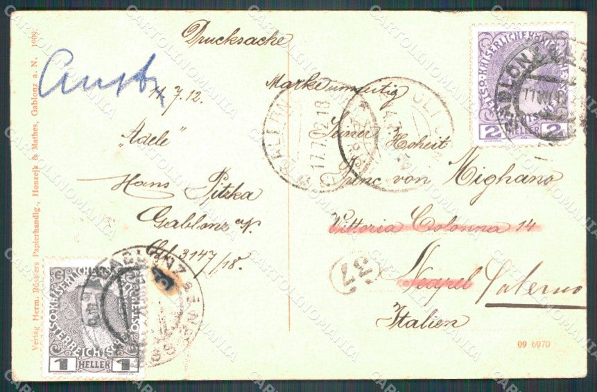 Czech Republic Jablonec nad Nisou Gablonz AK ansichtskarten XC8887 – retro