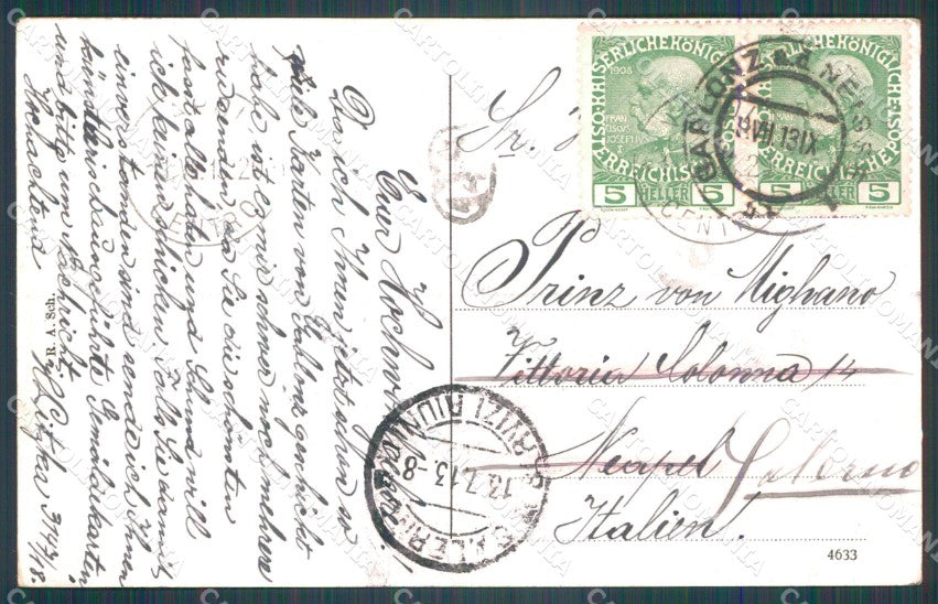 Czech Republic Jablonec nad Nisou Gablonz CORNER CREASED ansichtskarten XC8892 – retro