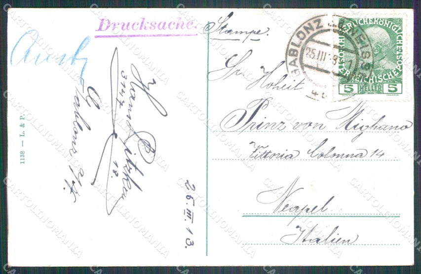 Czech Republic Jablonec nad Nisou Gablonz AK ansichtskarten XC8897 – retro