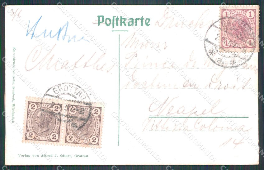 Czech Republic Hradek nad Nisou Grottau AK ansichtskarten XC8925 – retro