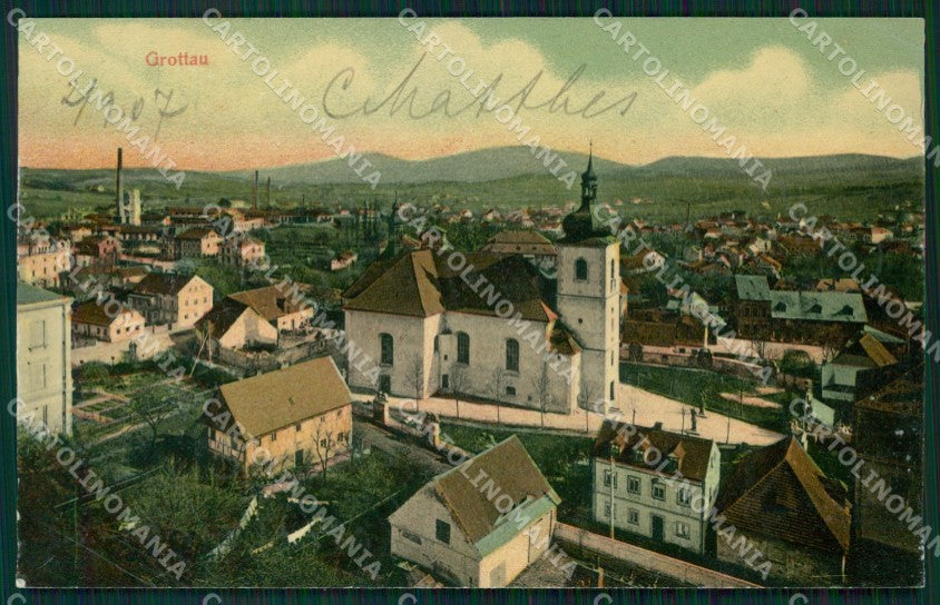 Czech Republic Hradek nad Nisou Grottau AK ansichtskarten XC8927 – fronte