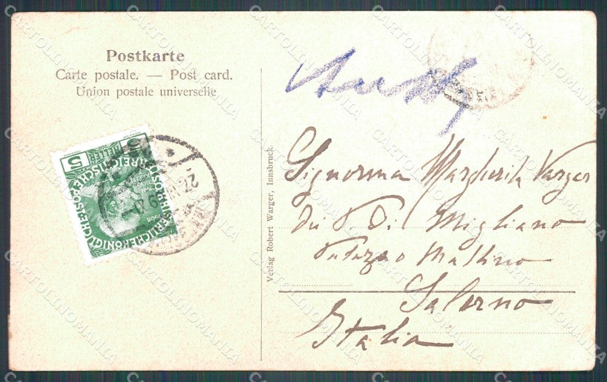 Osterreich Tirol Innsbruck CORNER CREASED AK ansichtskarten XC8943 – retro