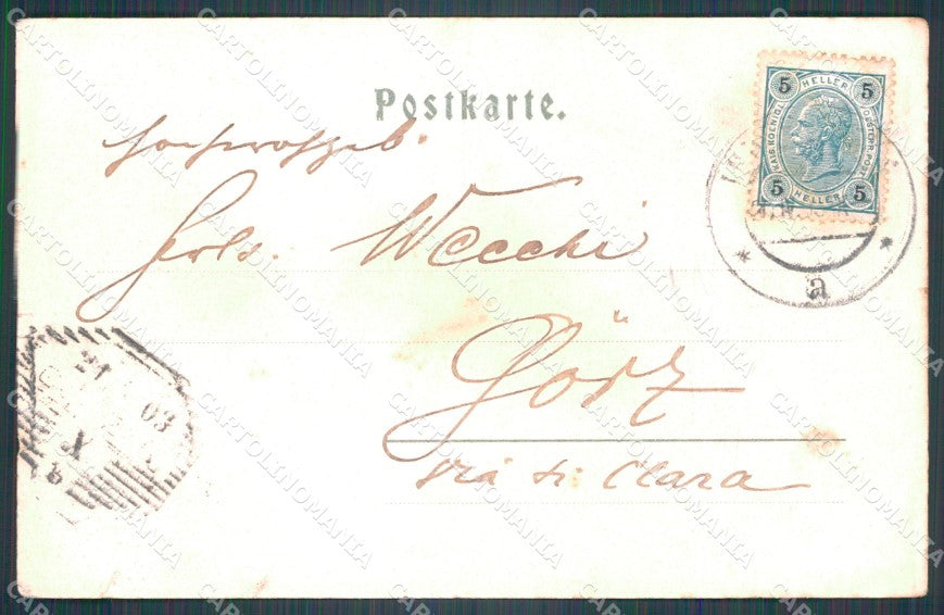 Osterreich Tirol Innsbruck CORNER CREASED AK ansichtskarten XC8946 – retro