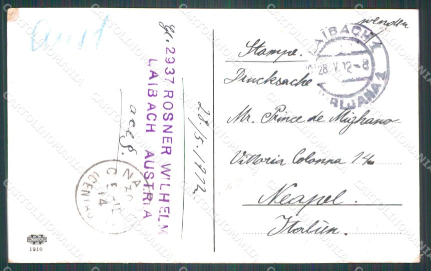 Slowenien Slovenia Ljubljana Lubiana TEARED AK ansichtskarten XC8989 – retro