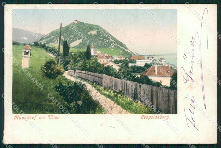 Osterreich Wien Nussdorf Leopoldsberg AK ansichtskarten XC8994 – fronte