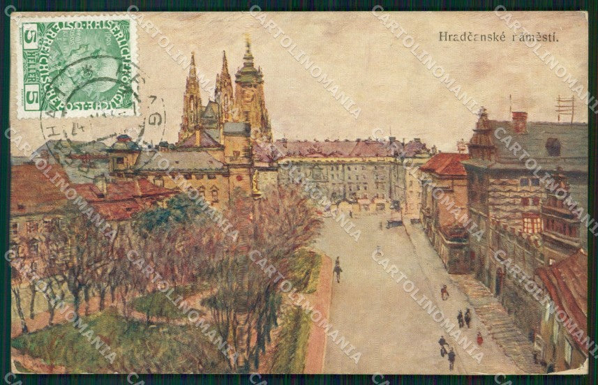 Czech Republic Praha Hradcanske namesti AK ansichtskarten XC9022 – fronte
