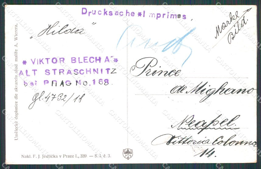Czech Republic Praha Hradcanske namesti AK ansichtskarten XC9022 – retro