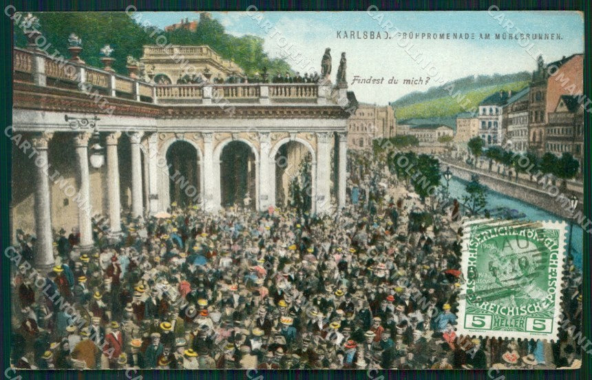 Czech Republic Karlovy Vary Karlsbad AK ansichtskarten XC9034 – fronte