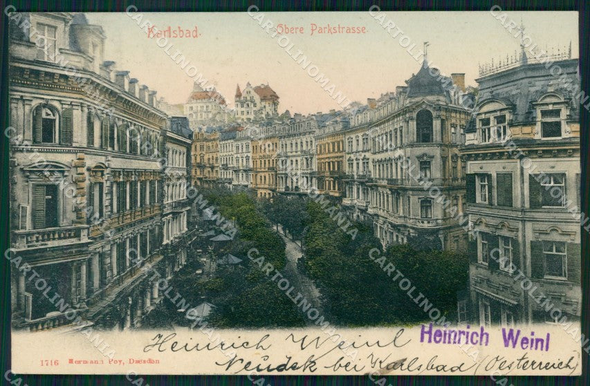 Czech Republic Karlovy Vary Karlsbad AK ansichtskarten XC9039 – fronte