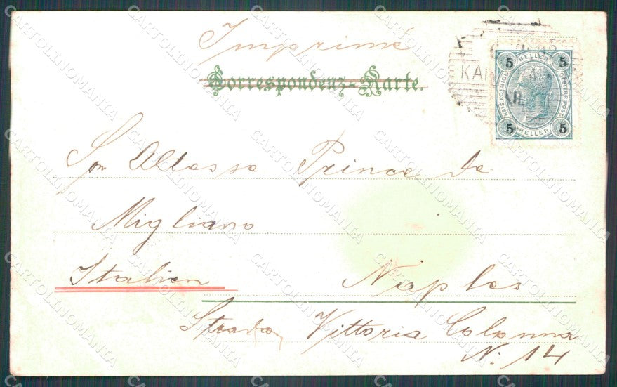 Czech Republic Karlovy Vary Karlsbad CORNER CREASED AK ansichtskarten XC9042 – retro