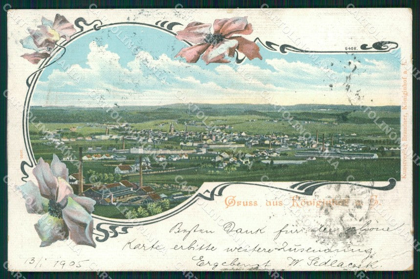 Czech Republic Dvur Kralove nad Labem Koniginhof AK ansichtskarten XC9050 – fronte
