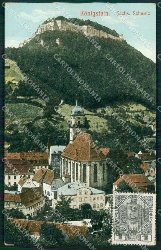 Deutschland Sachsen Konigstein Sachsische Schweiz AK ansichtskarten XC9056 – fronte