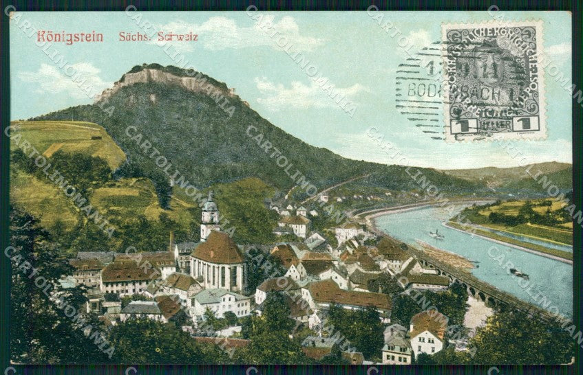 Deutschland Sachsen Konigstein Sachsische Schweiz AK ansichtskarten XC9057 – fronte
