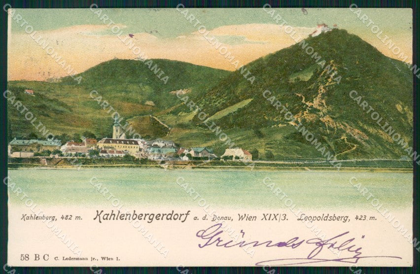 Osterreich Wien Kahlenbergerdorf AK ansichtskarten XC9079 – fronte