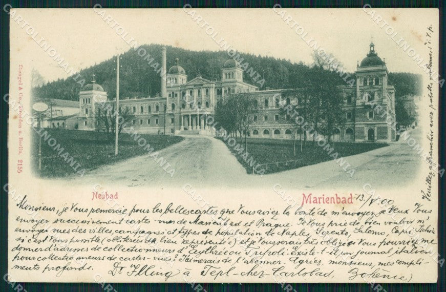 Czech Republic Marianske Lazne Marienbad AK ansichtskarten XC9121 – fronte