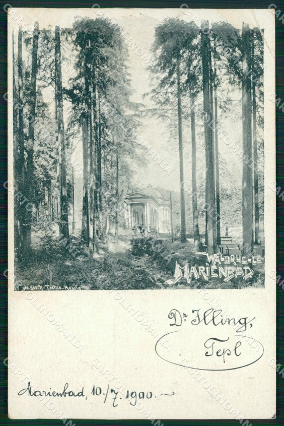 Czech Republic Marianske Lazne Marienbad AK ansichtskarten XC9122 – fronte