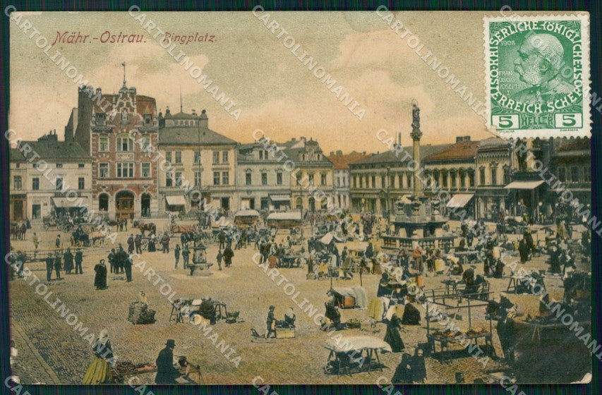 Czech Republic Ostrava Mahr Ostrau CORNERS CREASED AK ansichtskarten XC9124 – fronte