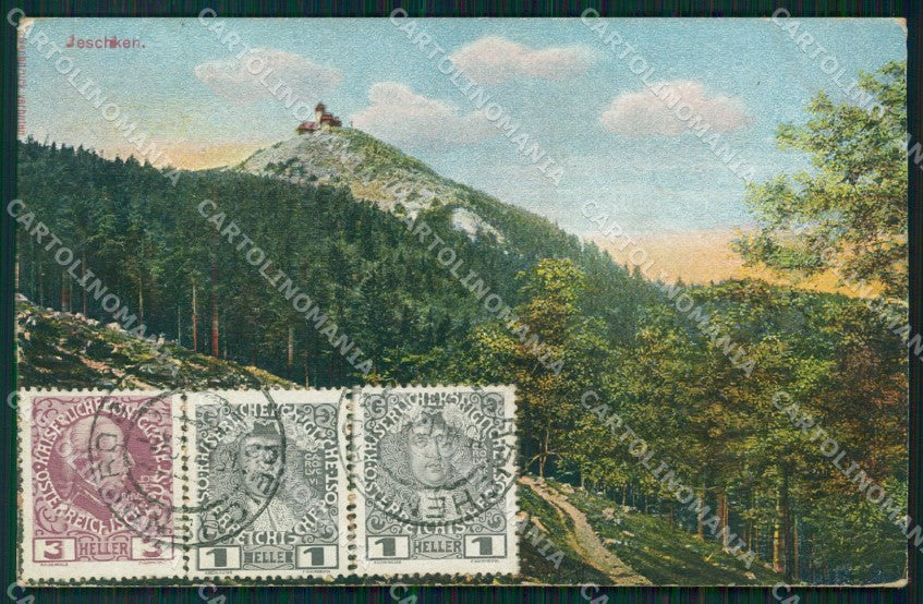 Czech Republic Liberec Jested Jeschken AK ansichtskarten XC9143 – fronte