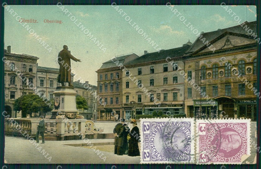 Czech Republic Olomouc Olmutz CORNER CREASED AK ansichtskarten XC9176 – fronte