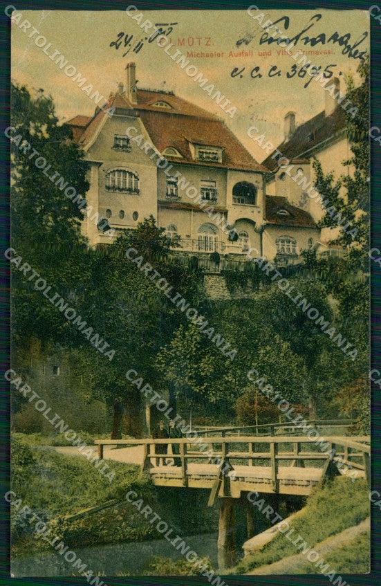 Czech Republic Olomouc Olmutz CORNER CREASED AK ansichtskarten XC9178 – fronte