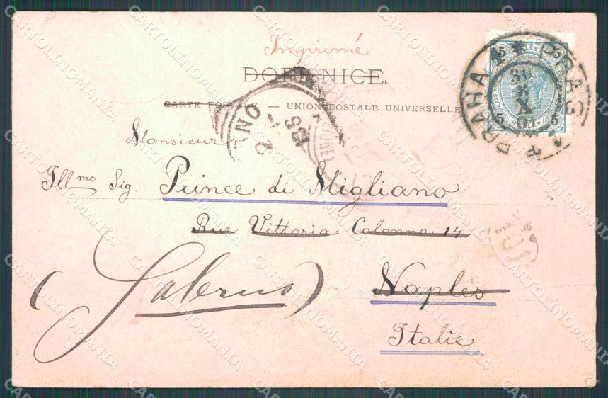 Czech Republic Praha Prag CREASED AK ansichtskarten XC9198 – retro