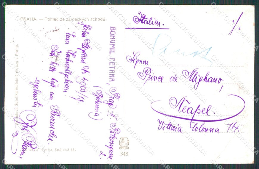 Czech Republic Praha Prag CORNER CREASED AK ansichtskarten XC9202 – retro