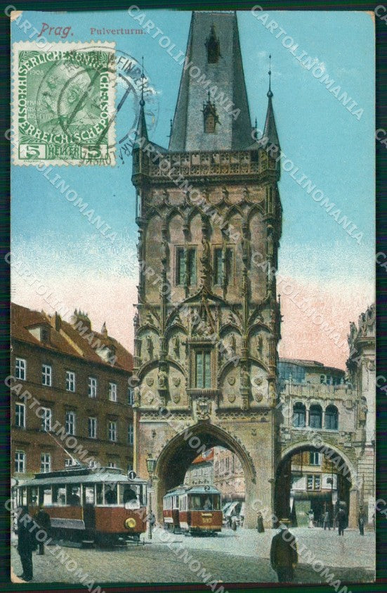 Czech Republic Praha Prag Pulverturm AK ansichtskarten XC9207 – fronte