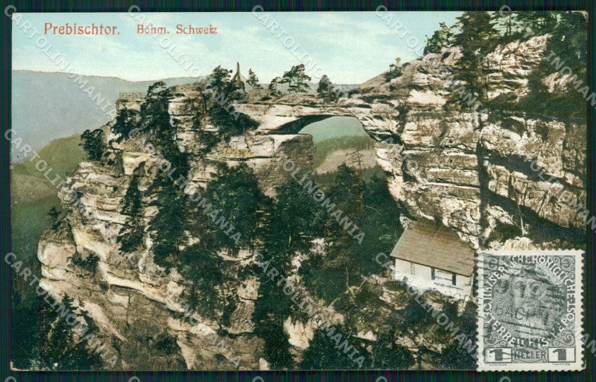 Czech Republic Pravcicka brana Prebischtor Bohmischen Schweiz AK XC9220 – fronte